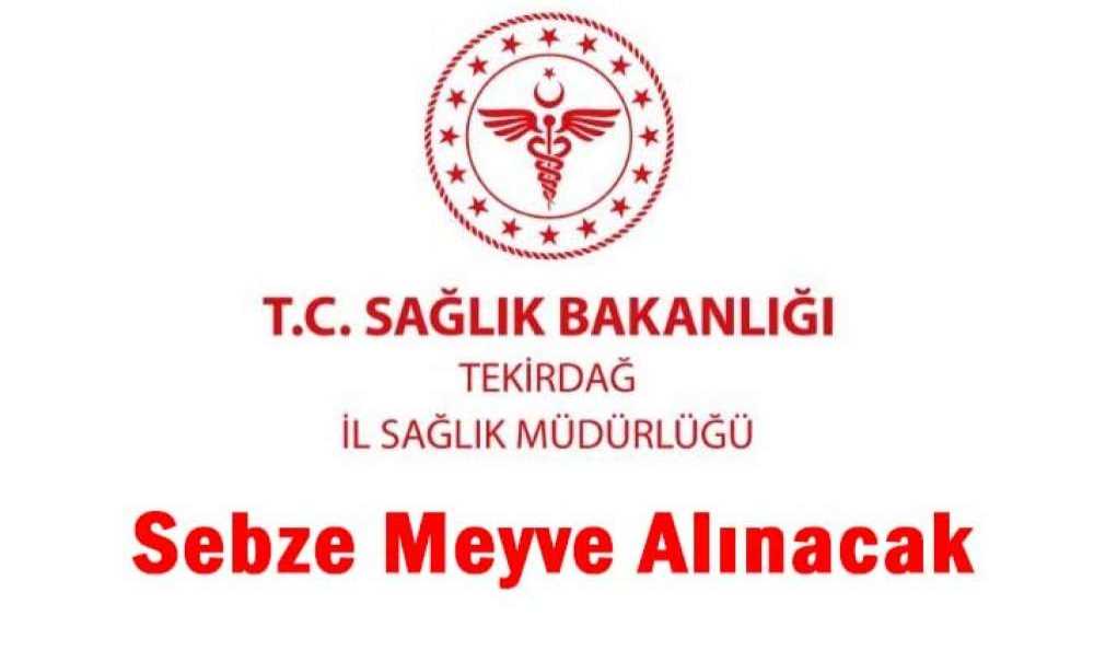 Sebze Meyve Alınacak