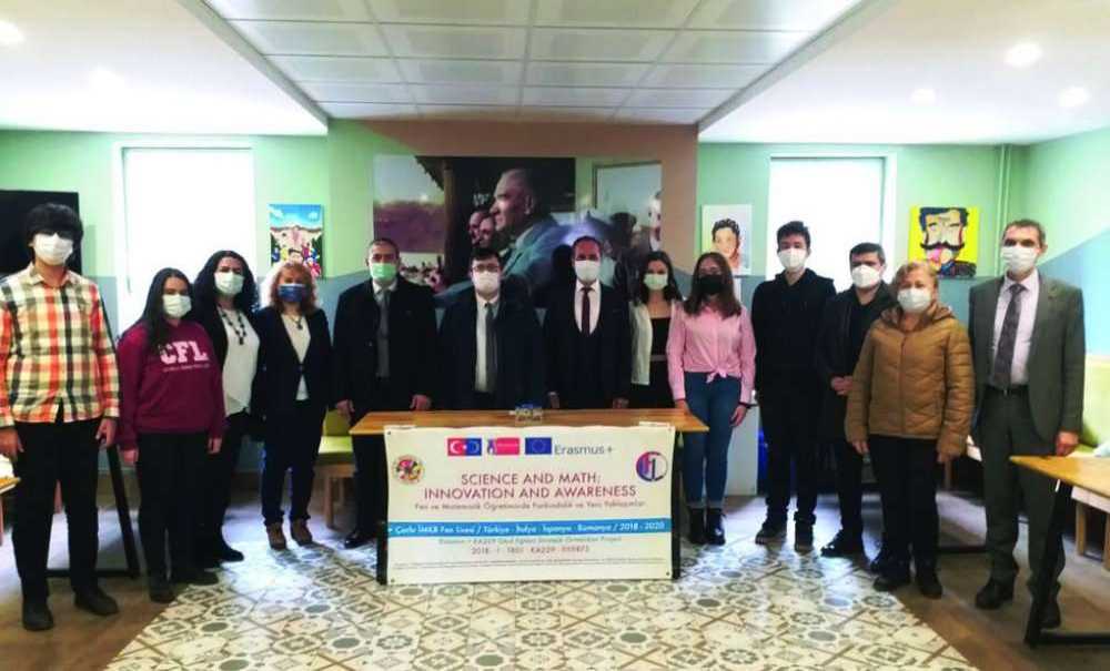 Erasmus Projesinde Görev Alanların Sertifikaları Verildi