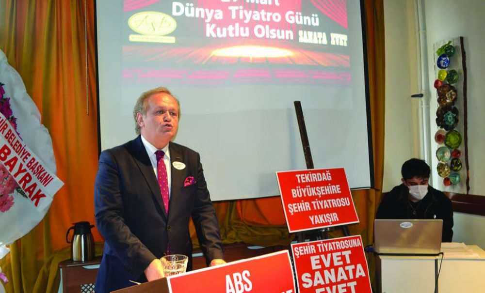 Şehir Tiyatrosu İçin İlk Meşale Yakıldı