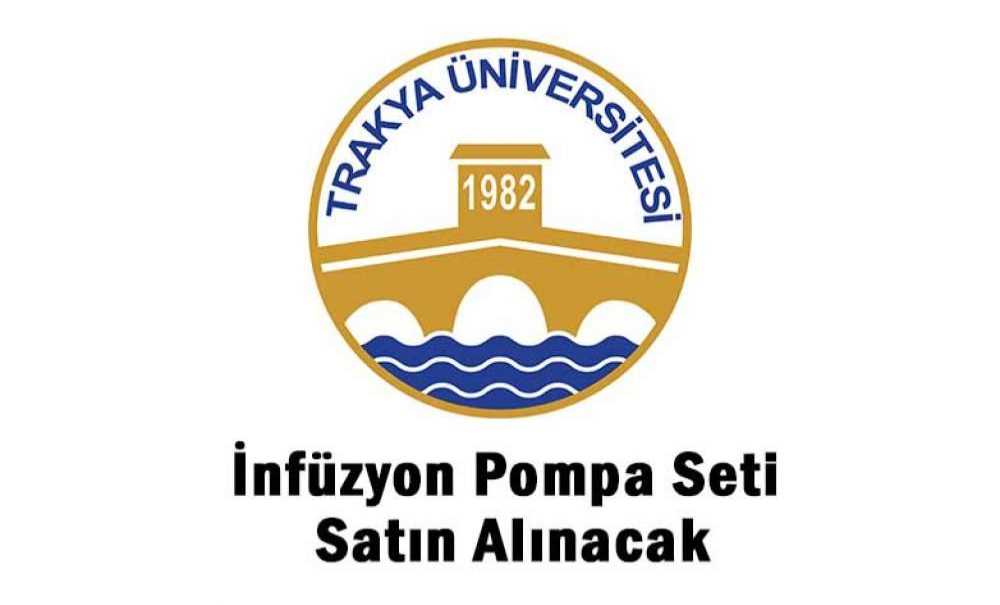İnfüzyon Pompa Seti Satın Alınacak