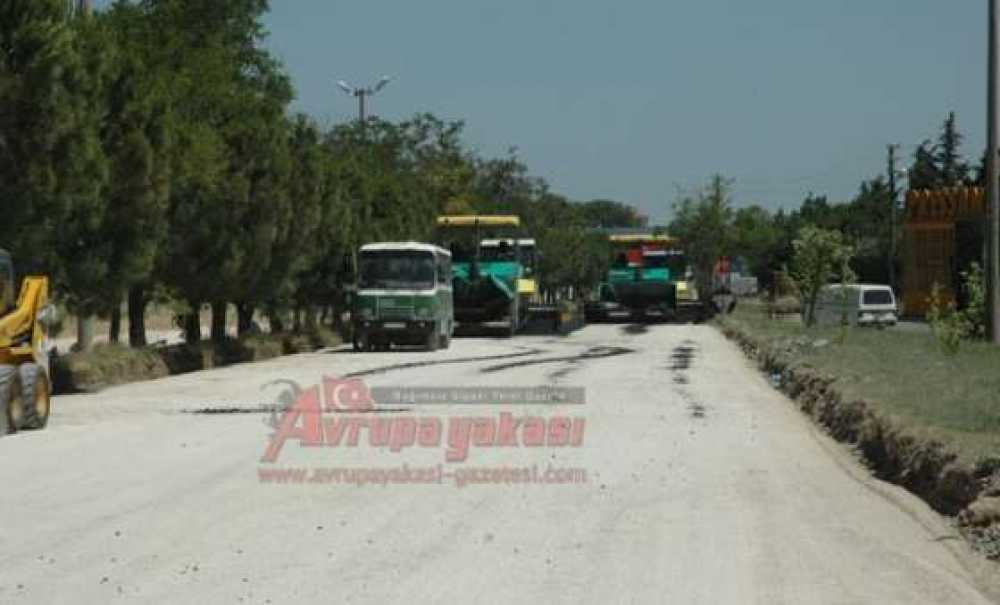 Sanayi Sitesinde Asfaltlama Başladı