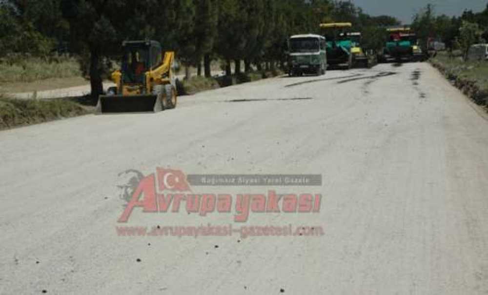 Sanayi Sitesinde Asfaltlama Başladı