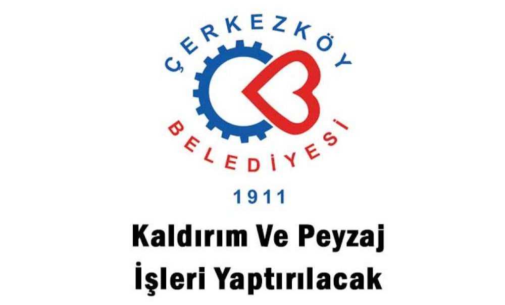 Kaldırım Ve Peyzaj İşleri Yaptırılacak
