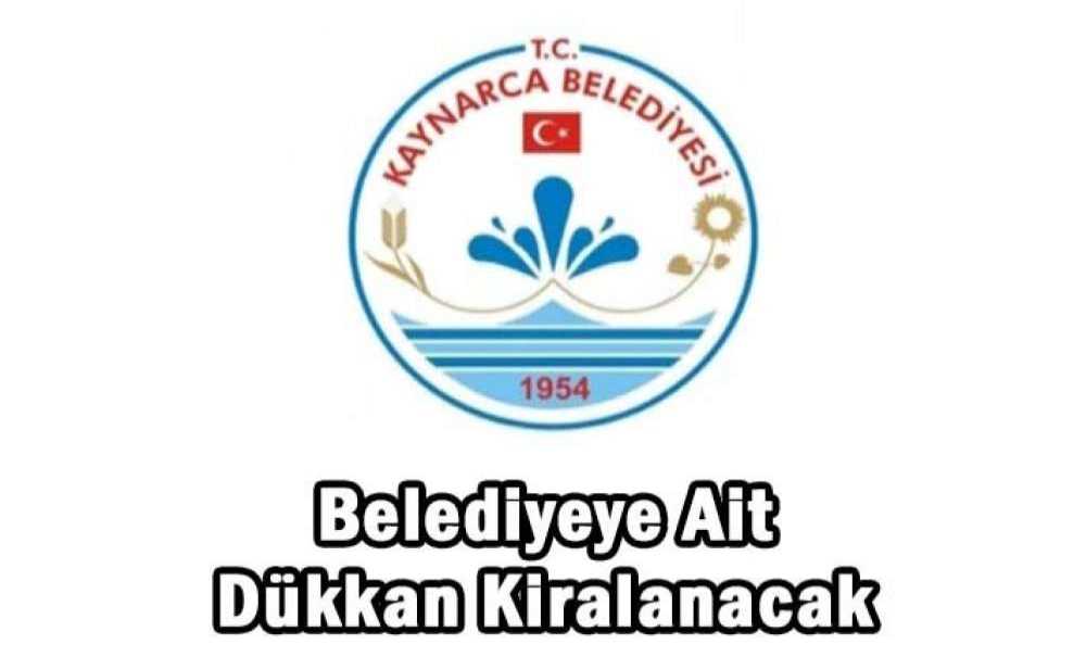 Belediyeye Ait Dükkan Kiralanacak