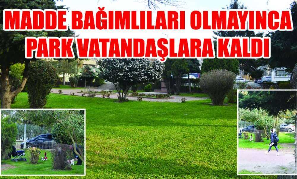 Madde Bağımlıları Olmayınca Park Vatandaşlara Kaldı