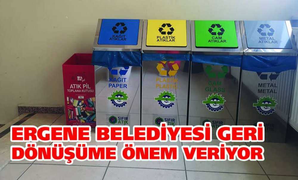 Ergene Belediyesi Geri Dönüşüme Önem Veriyor