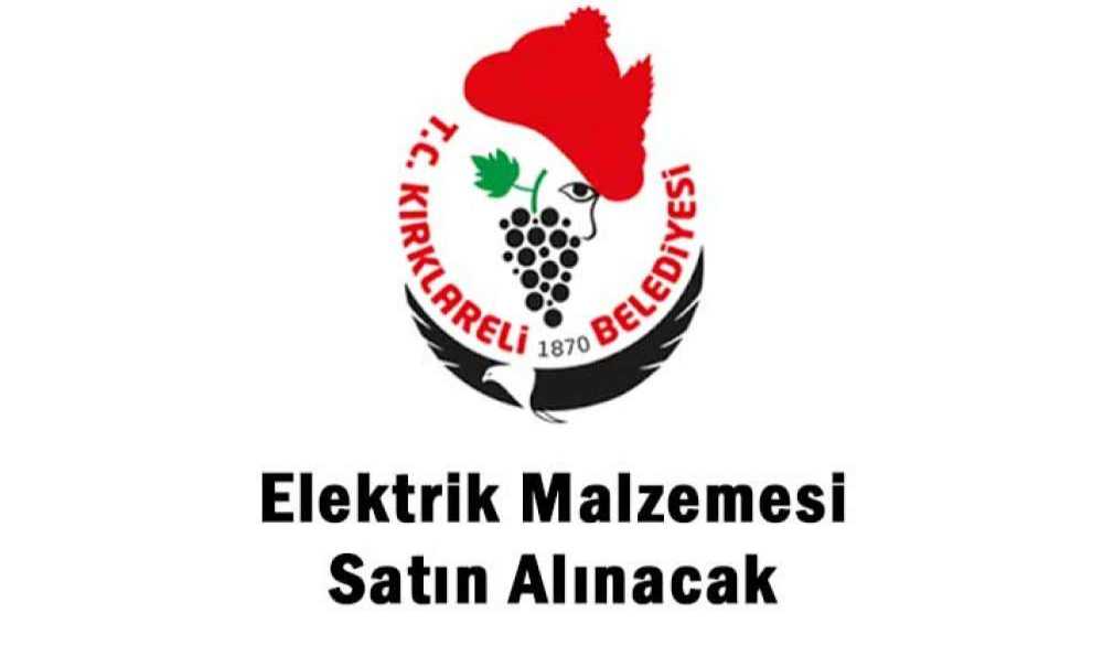 Elektrik Malzemesi Satın Alınacak