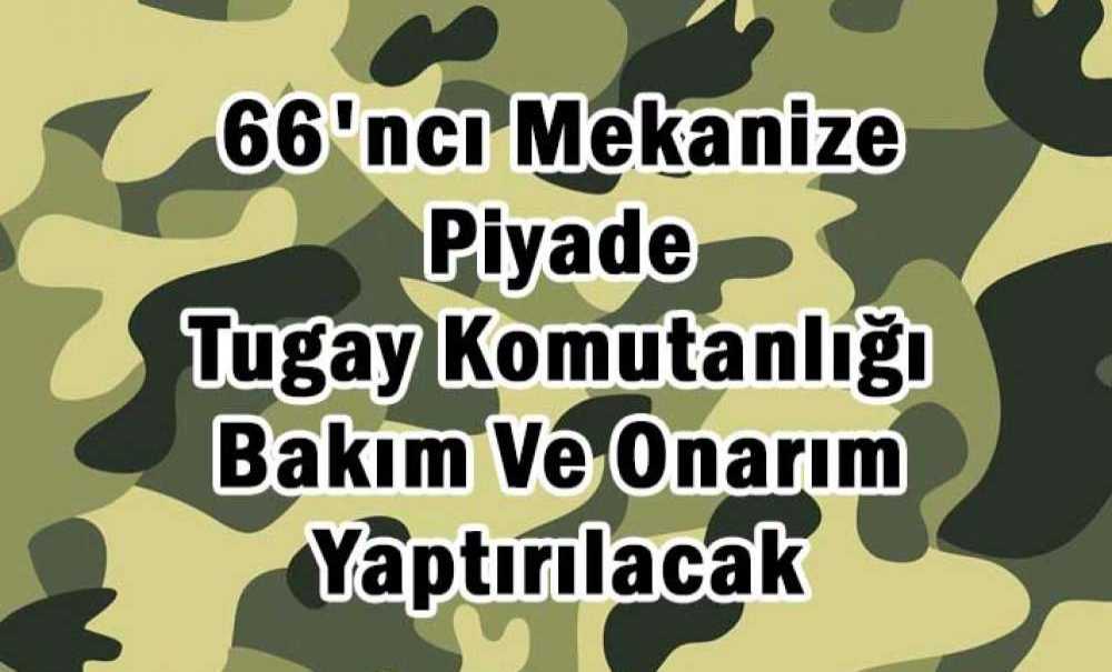 Bakım Ve Onarımı Yaptırılacak