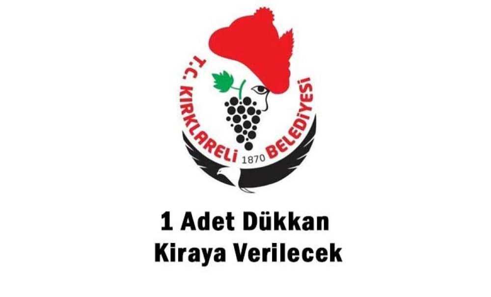 1 Adet Dükkan Kiraya Verilecek