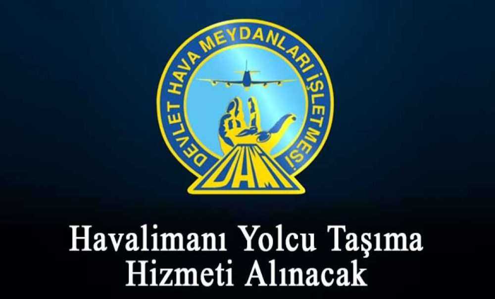Havalimanı Yolcu Taşıma Hizmeti Alınacak