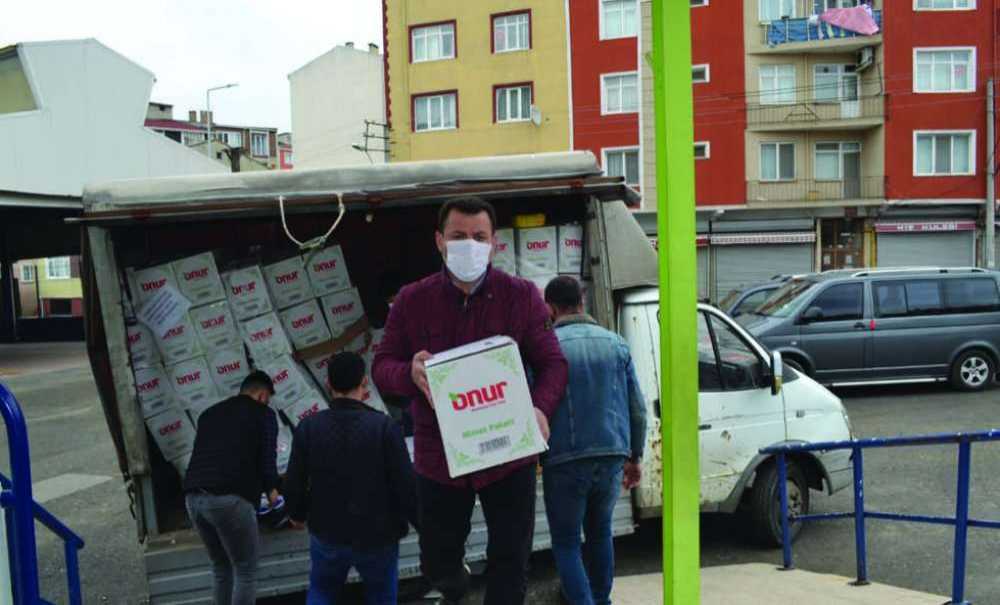 İnşaat Mühendisleri Odası 310 Adet Gıda Kolisi Dağıttı