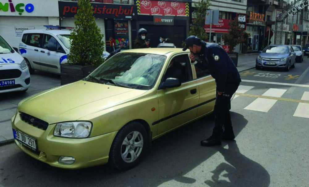 Sokağa Çıkma Kısıtlamasında Denetimler Sürdü