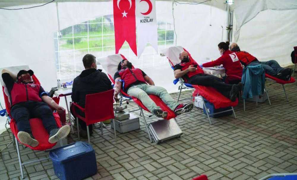 Trakmot Derneğinden Kan Bağışı