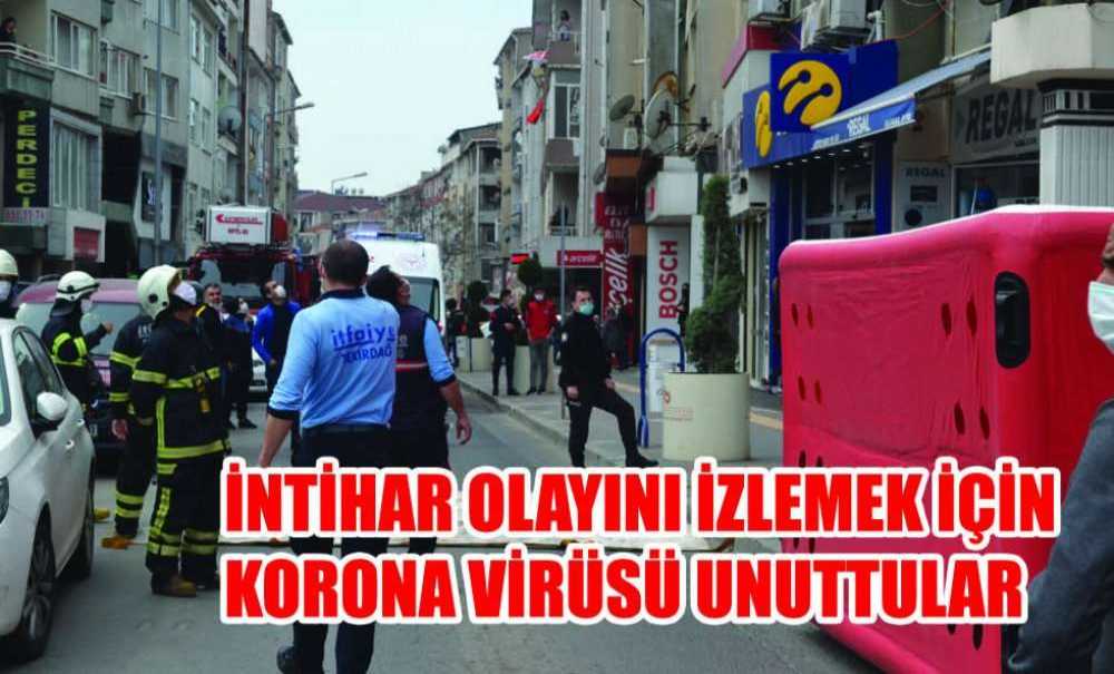 İntihar Olayını İzlemek İçin Korona Virüsü Unuttular!!