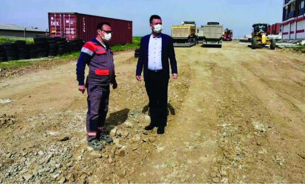 Başkan Sarıkurt, Devam Eden Çalışmaları Yerinde İnceledi