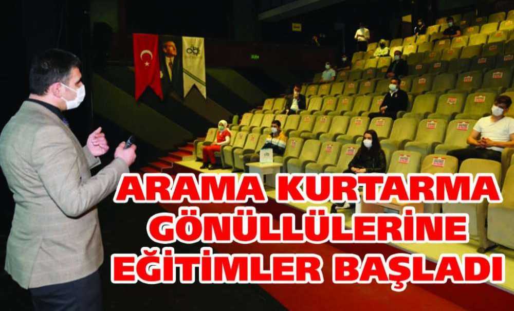 Arama Kurtarma Gönüllülerine Eğitimler Başladı