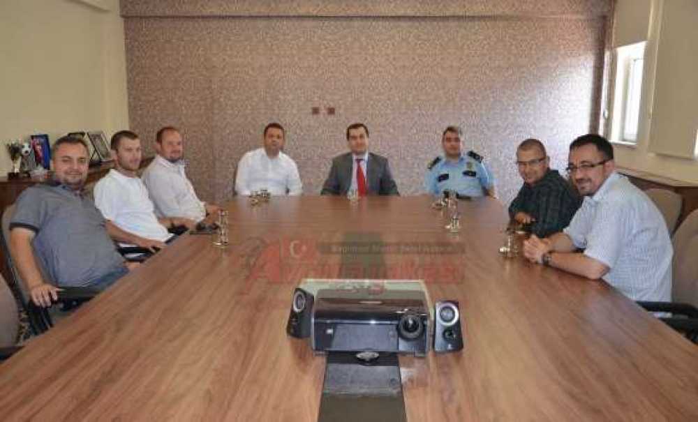 Çorlu Gazeteciler Derneği'nden Emniyet Müdürü Şardağı'na Ziyaret