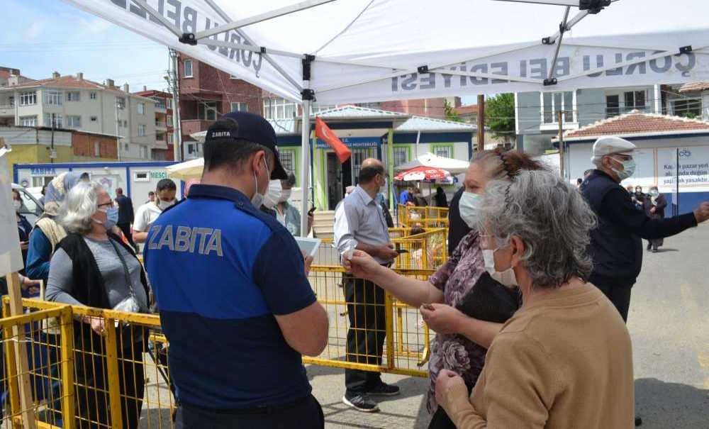Pazar Yerlerindeki Pandemi Denetimleri Sürüyor