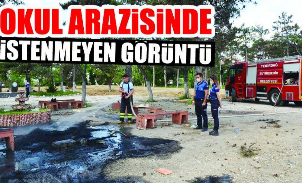Okul Arazisinde İstenmeyen Görüntü