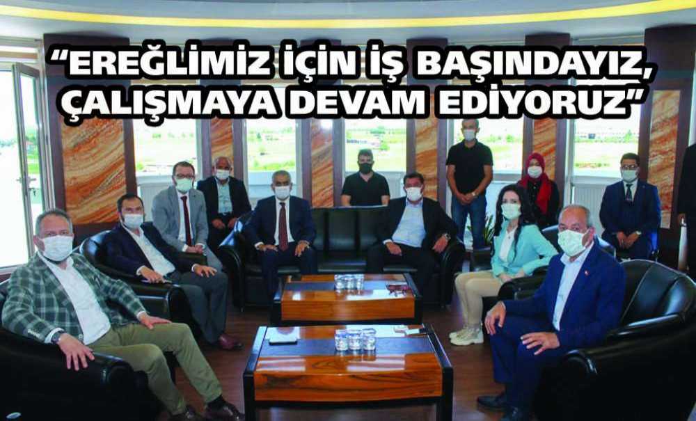 Ak Parti Tekirdağ İl Başkanı Mestan Özcan; “Ereğlimiz İçin İş Başındayız, Çalışmaya Devam Ediyoruz”