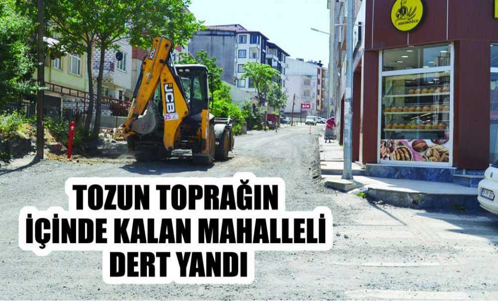 Tozun Toprağın İçinde Kalan Mahalleli Dert Yandı