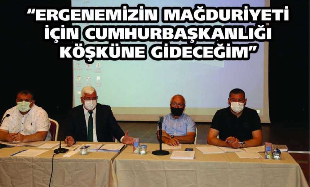 Ergene Belediye Başkanı Rasim Yüksel, “Ergenemizin Mağduriyeti İçin Cumhurbaşkanlığı Köşküne Gideceğim”