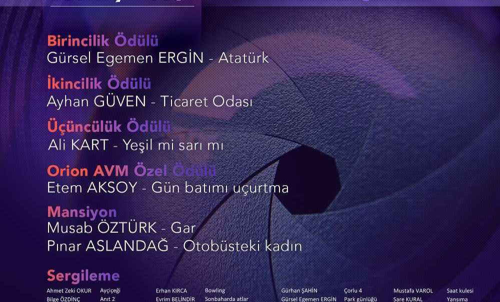 Fotoğraf Yarışması Sonuçlandı