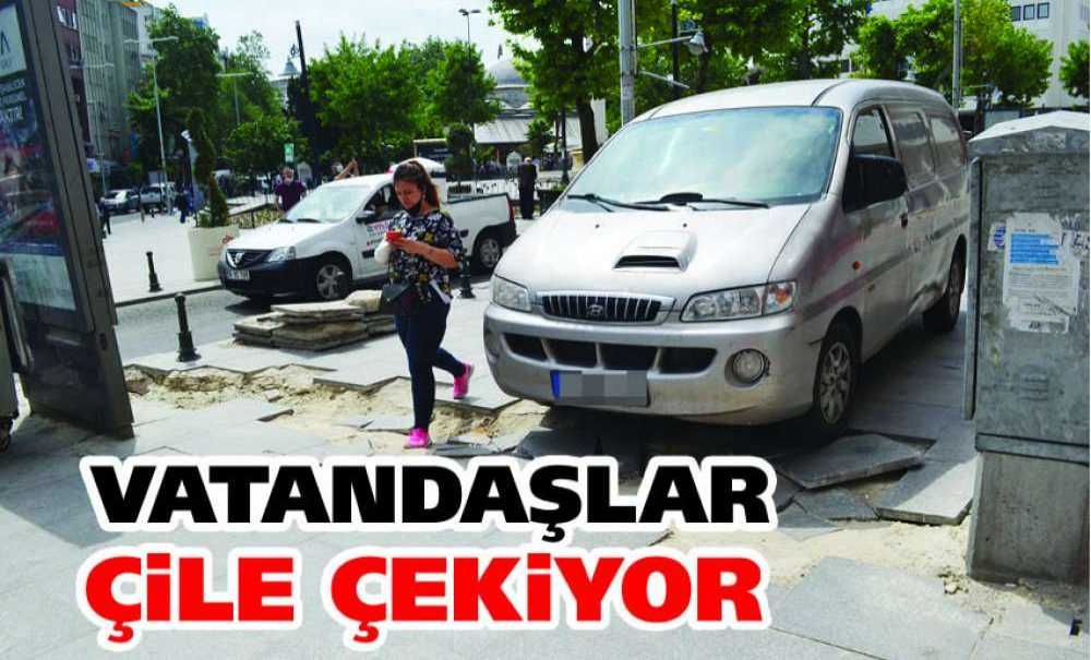 Vatandaşlar Çile Çekiyor