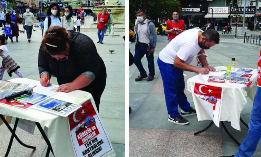 Vatan Partisi İmza Masası Açtı