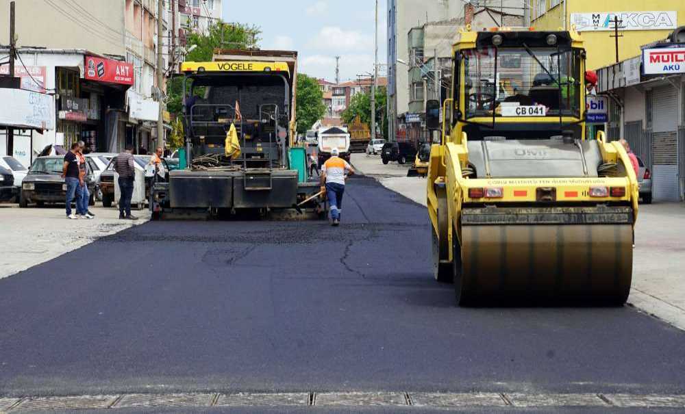 Tekirdağ Caddesi'ndeki Yol Ve Asfalt Çalışmaları Tamamlandı