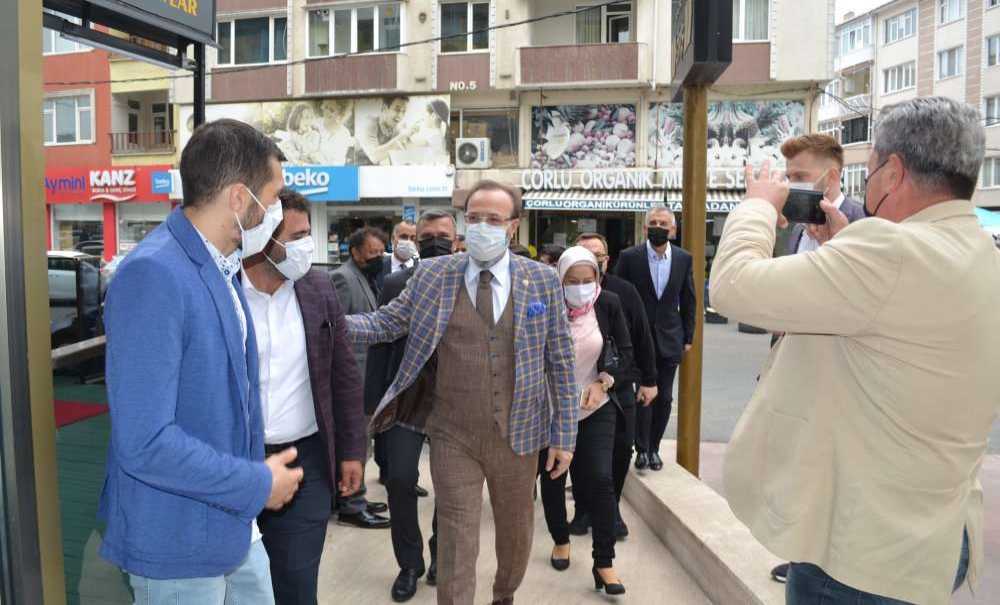 Ak Parti Tekirdağ Milletvekili Mustafa Yel Çorlu Ziyaretinde Konuştu: “Tekirdağ'a Bin Polis Ataması Yapılacak”