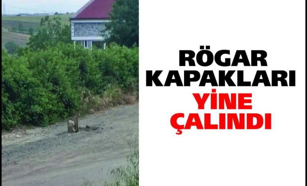 Rögar Kapakları Yine Çalındı