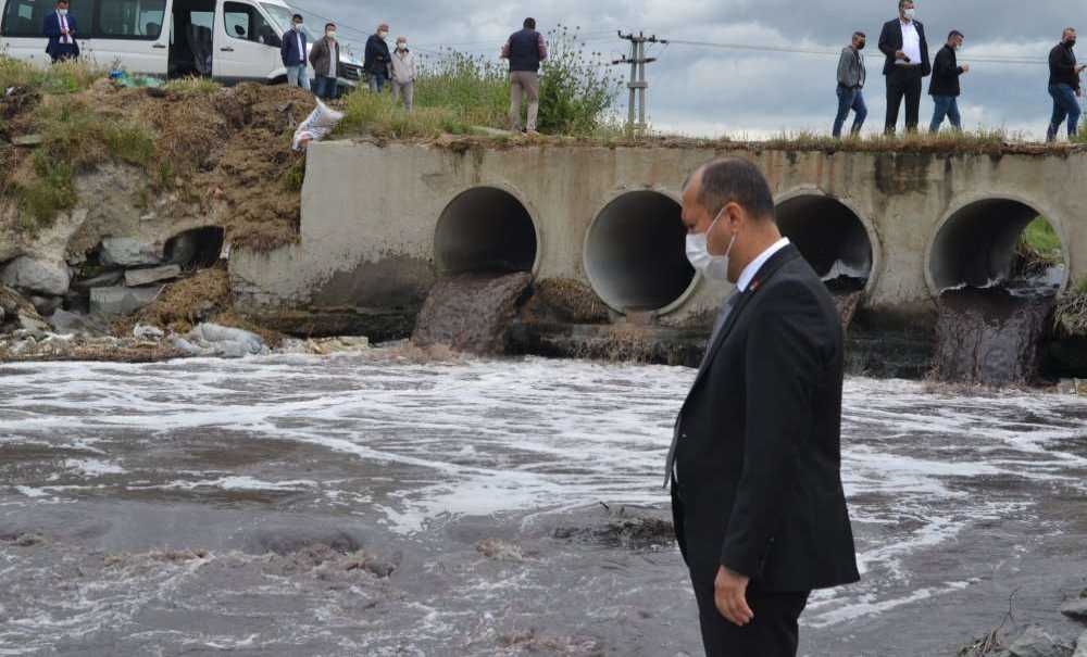 Chp Genel Başkan Yardımcısı Ali Öztunç Ergene Nehri Kenarından Seslendi: “Türkiye'de Çevre Katliamı Yaşanıyor”