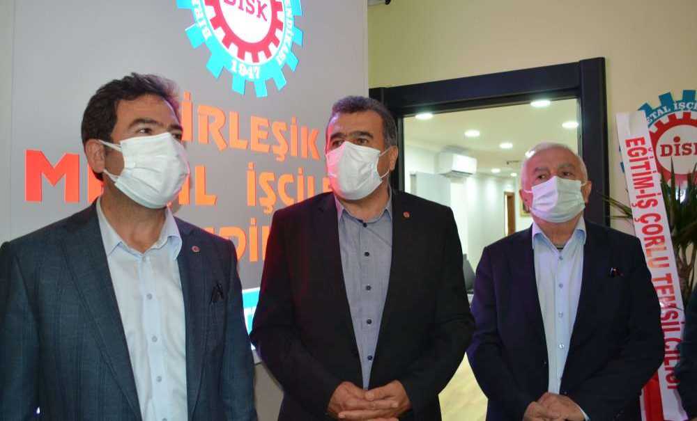 Birleşik Metal İş Sendikası Genel Başkanı Aynı Zamanda Disk Genel Sekreteri Adnan Serdaroğlu; “Disk'in Bayrağını Trakya'da Yükselteceğiz”