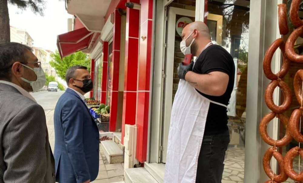 Mustafa Keskin Esnafı Ziyaret Etti