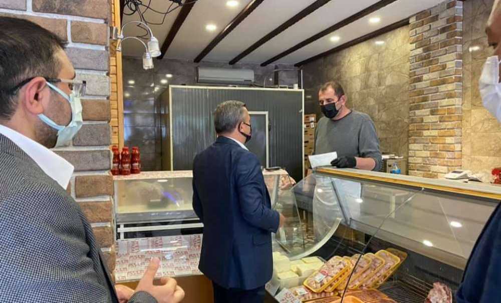 Mustafa Keskin Esnafı Ziyaret Etti