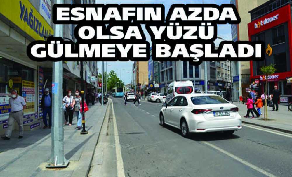 Esnafın Azda Olsa Yüzü Gülmeye Başladı