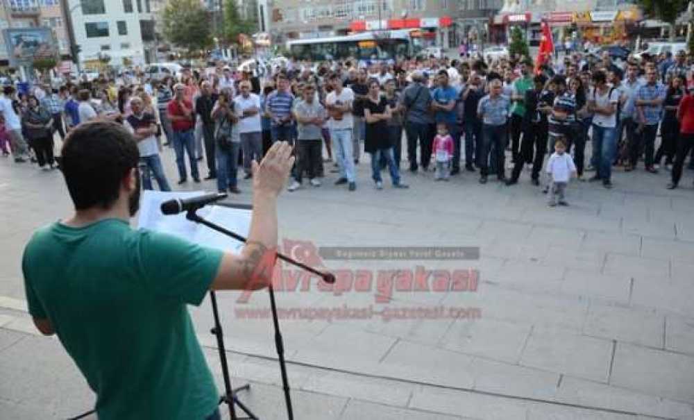 Çorlu'da Madımak Eylemi