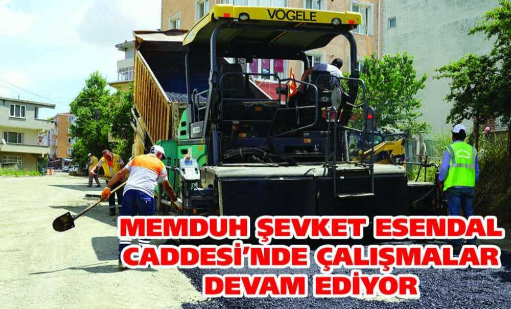 Memduh Şevket Esendal Caddesi'nde Çalışmalar Devam Ediyor
