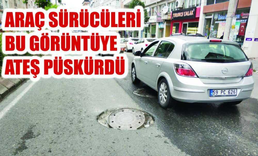 Araç Sürücüleri Bu Görüntüye Ateş Püskürdü