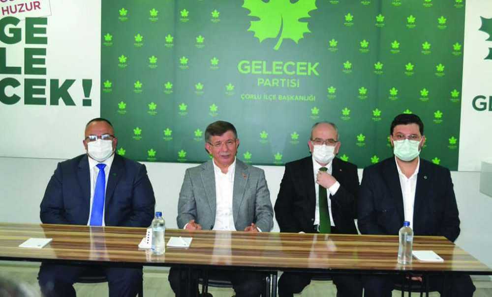 Ahmet Davutoğlu Çorlu'ya Geldi