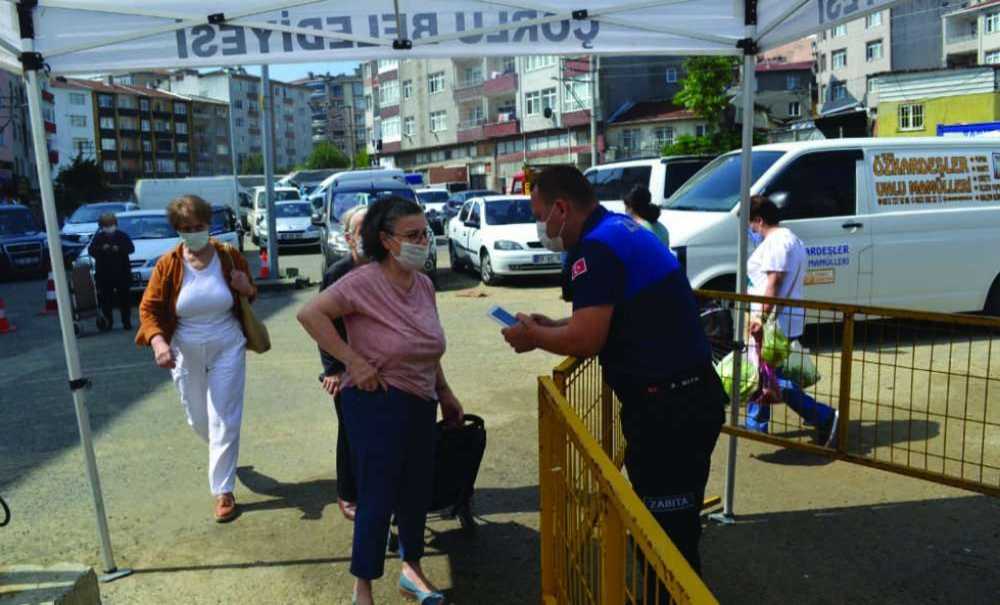 Pazarda Hes Kodu Kontrolleri Devam Ediyor