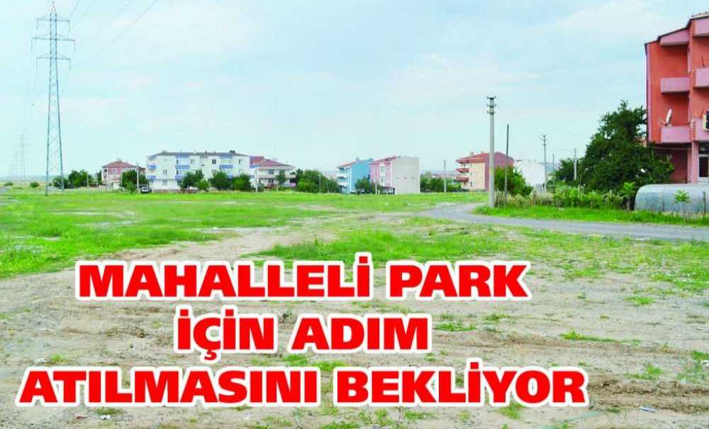 Mahalleli Park İçin Adım Atılmasını Bekliyor