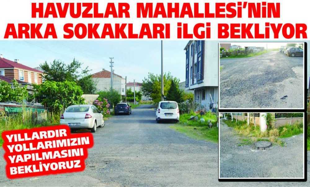 Havuzlar Mahallesi'nin Arka Sokakları İlgi Bekliyor