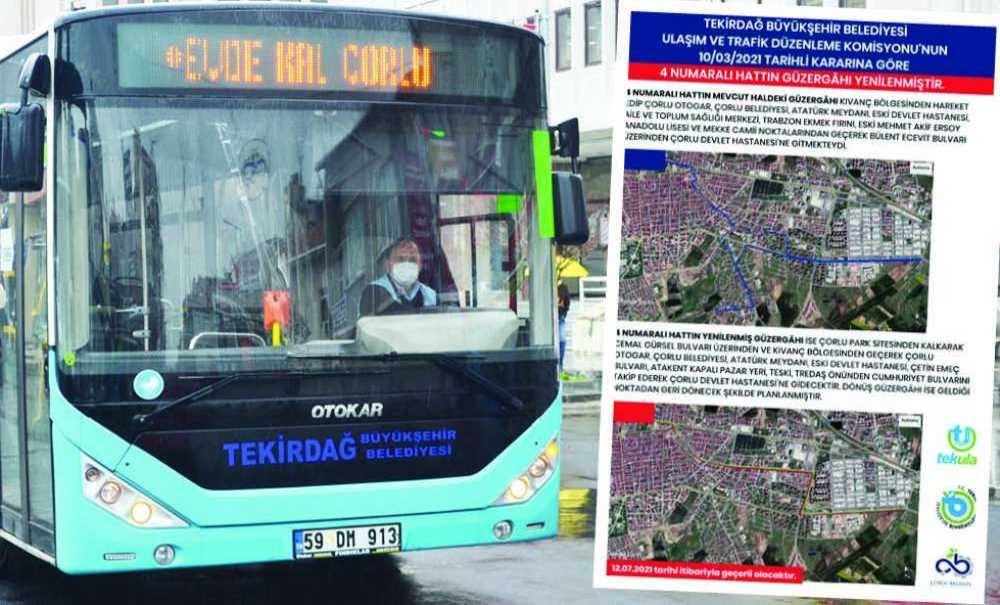 “4 Numaralı Otobüs Hattımızı Geri İstiyoruz”