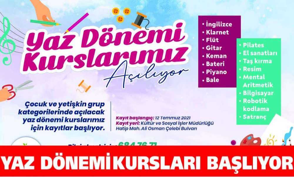 Yaz Dönemi Kursları Başlıyor