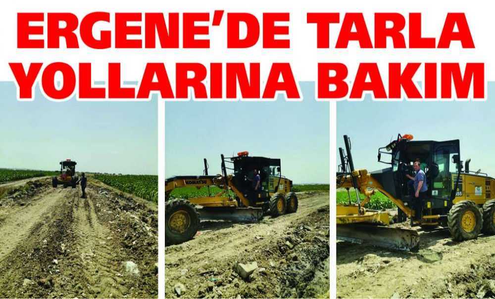 Ergene'de Tarla Yollarına Bakım