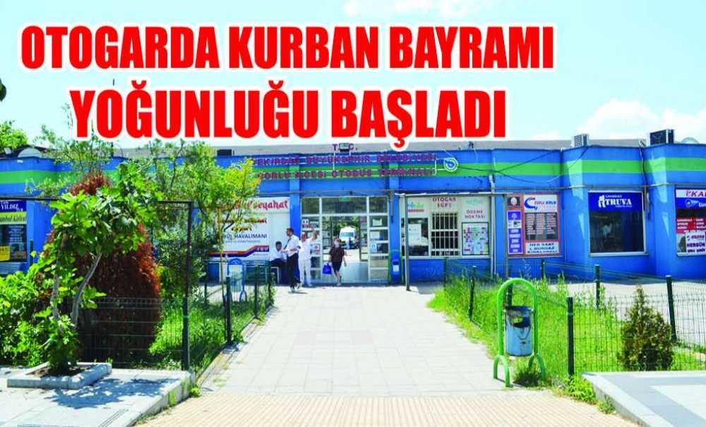 Otogarda Kurban Bayramı Yoğunluğu Başladı