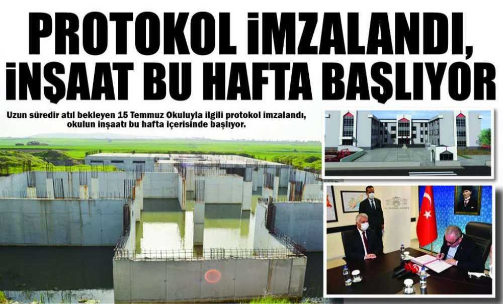 Protokol İmzalandı, İnşaat Bu Hafta Başlıyor