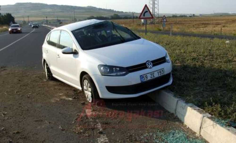 Çorlu`da Kaza 2 Yaralı